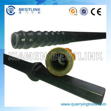 T45 Thread Hexagonal Round Extension Drill Rods